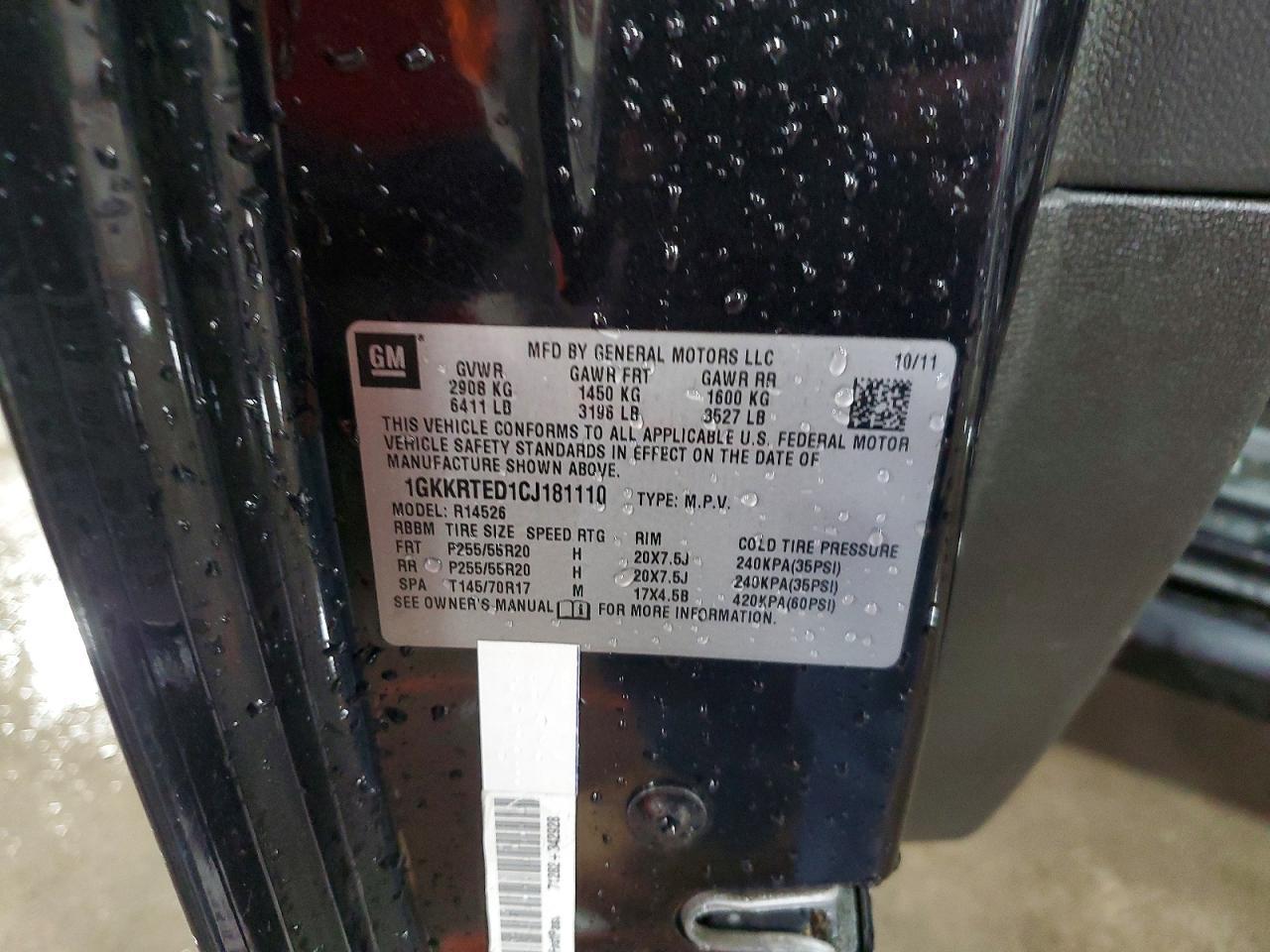 2012 GMC Acadia Denali