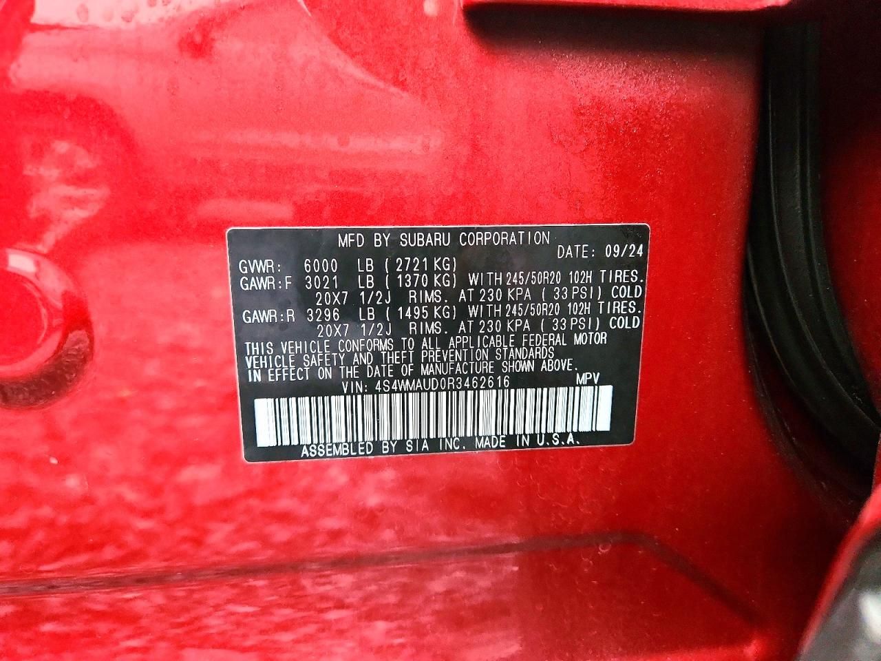 2024 Subaru Ascent Limited