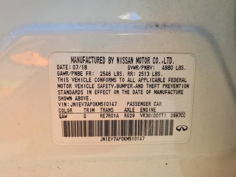 2019 Infiniti Q50 Luxe