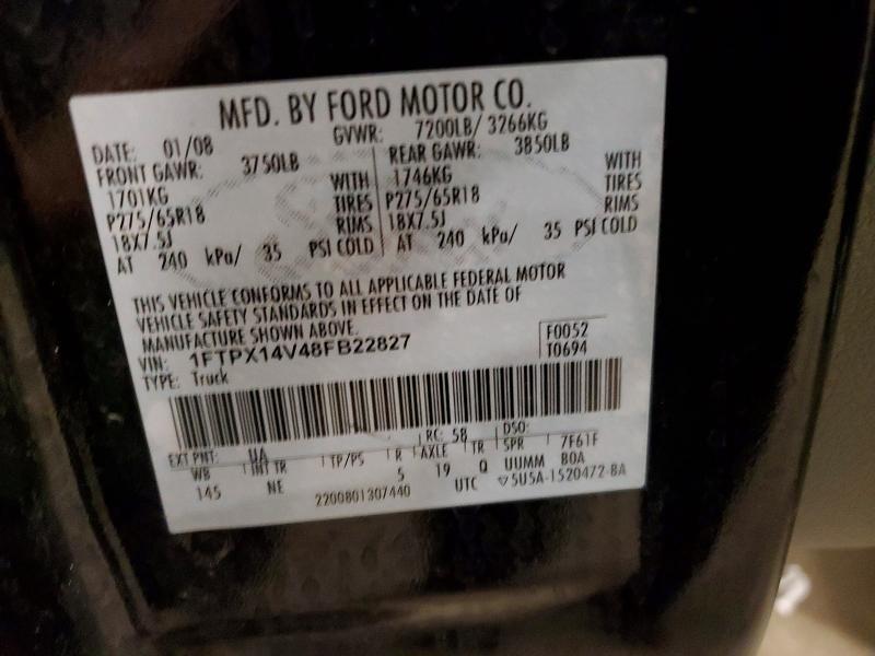 2008 Ford F150