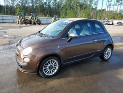 Fiat 500 salvage cars for sale: 2012 Fiat 500 Lounge