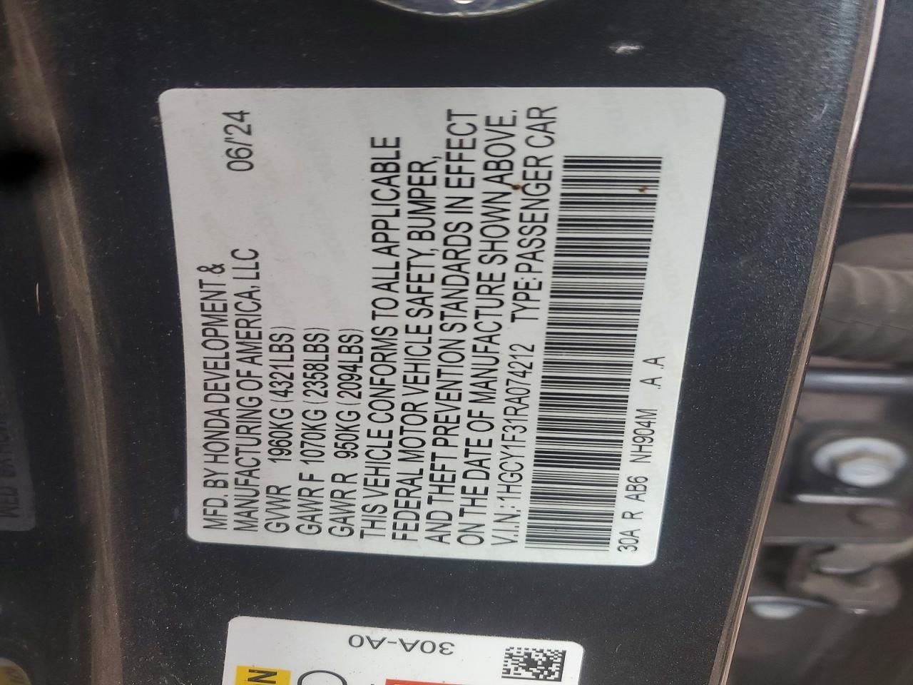 2024 Honda Accord ex