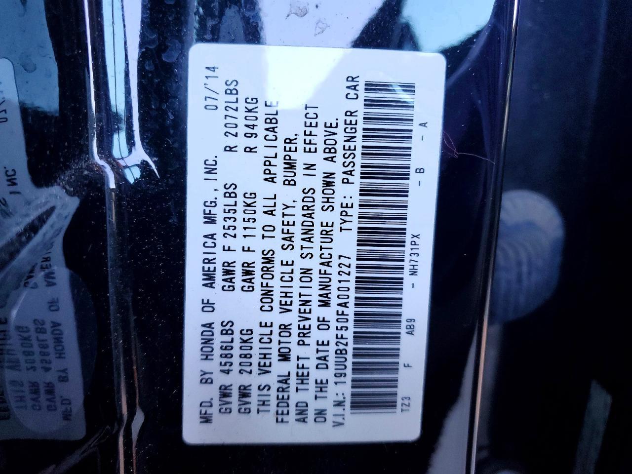2015 Acura Tlx Tech