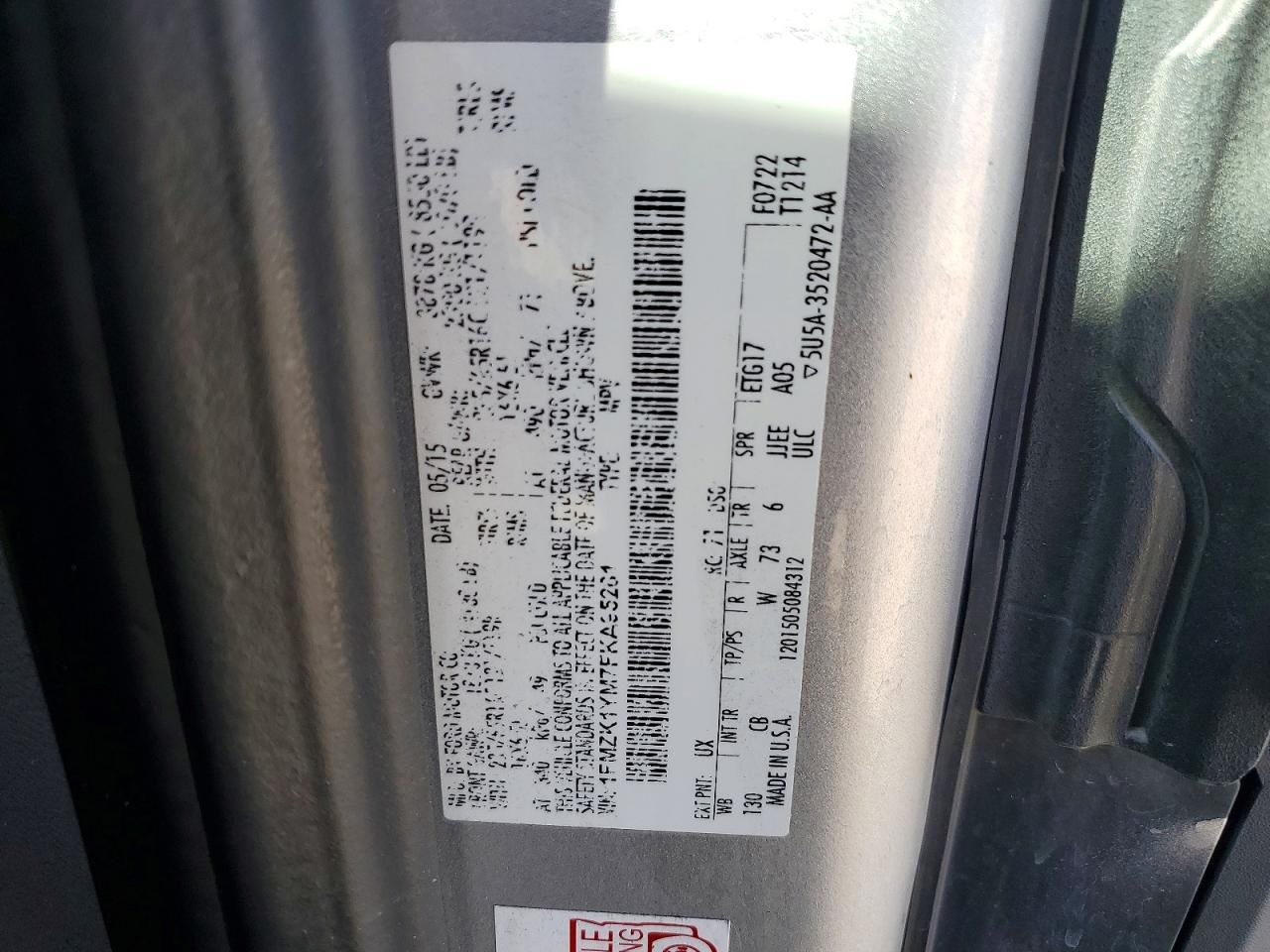 2015 Ford Transit T-150