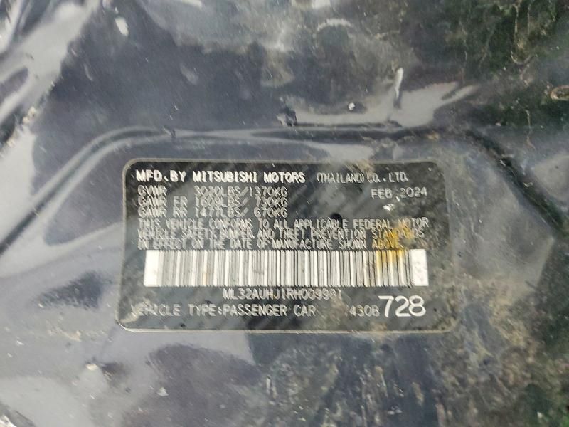 2024 Mitsubishi Mirage es