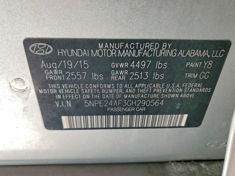 2016 Hyundai Sonata se