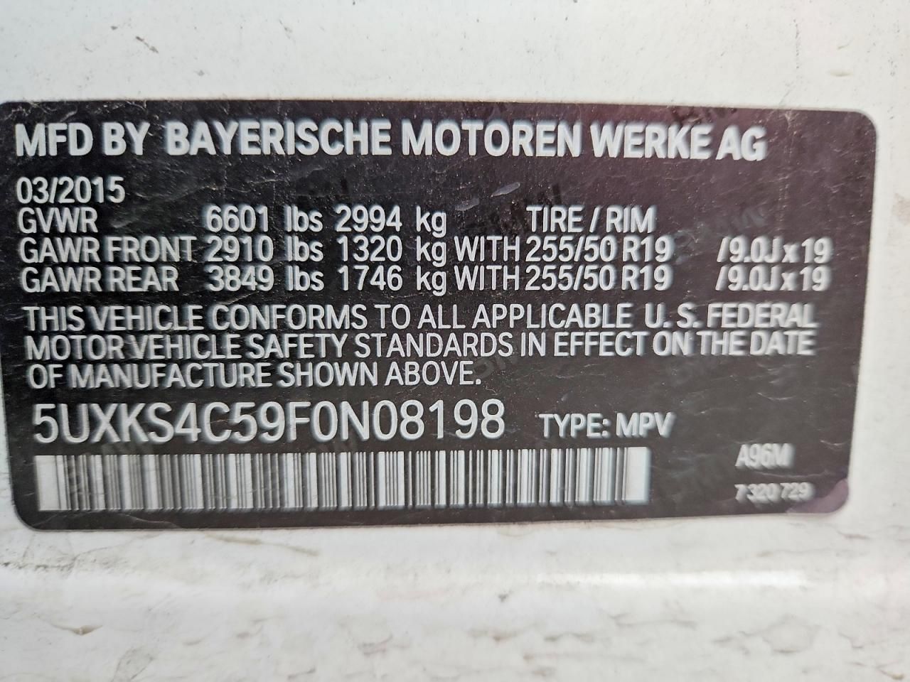 2015 BMW X5 Xdrive35d