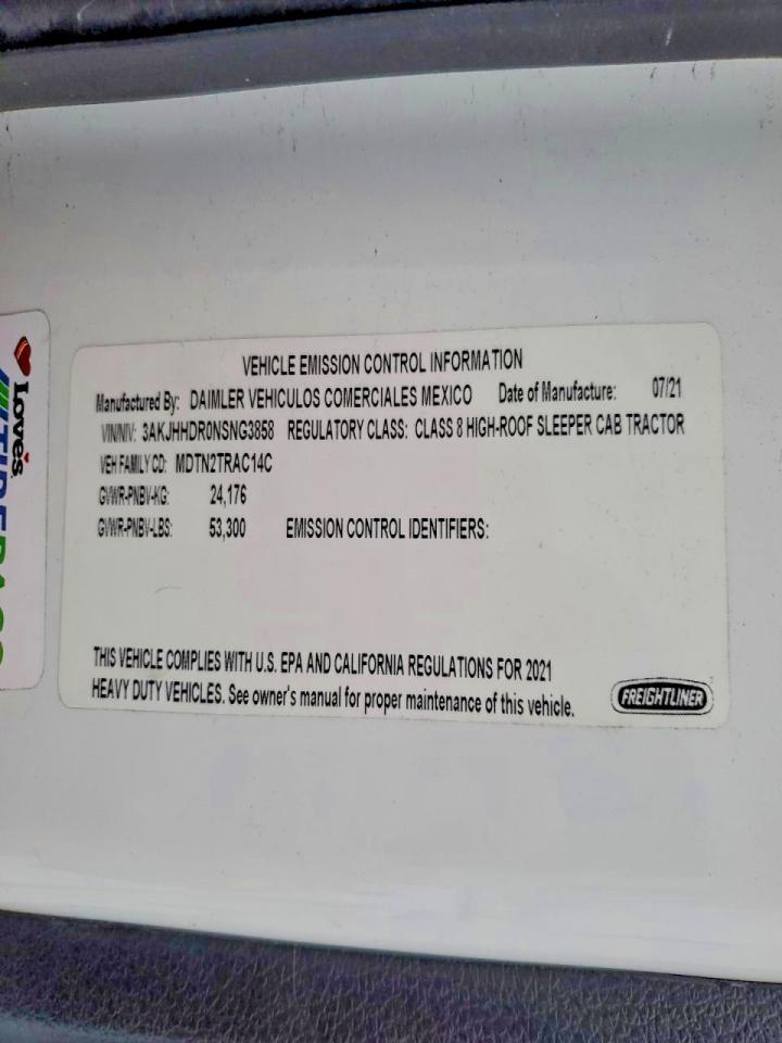 2022 Freightliner Cascadia 126 Semi Truck