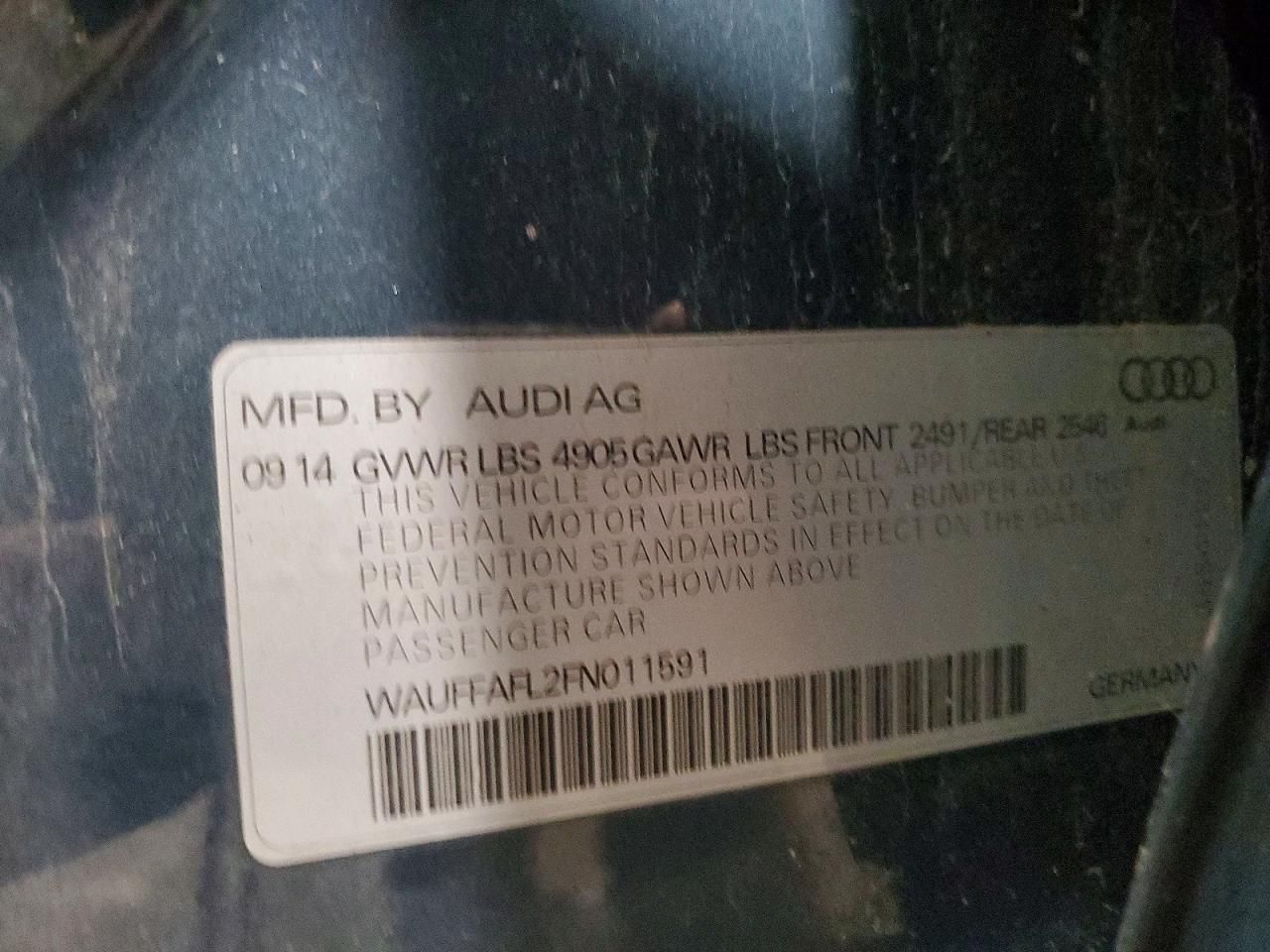 2015 Audi A4 Premium Plus