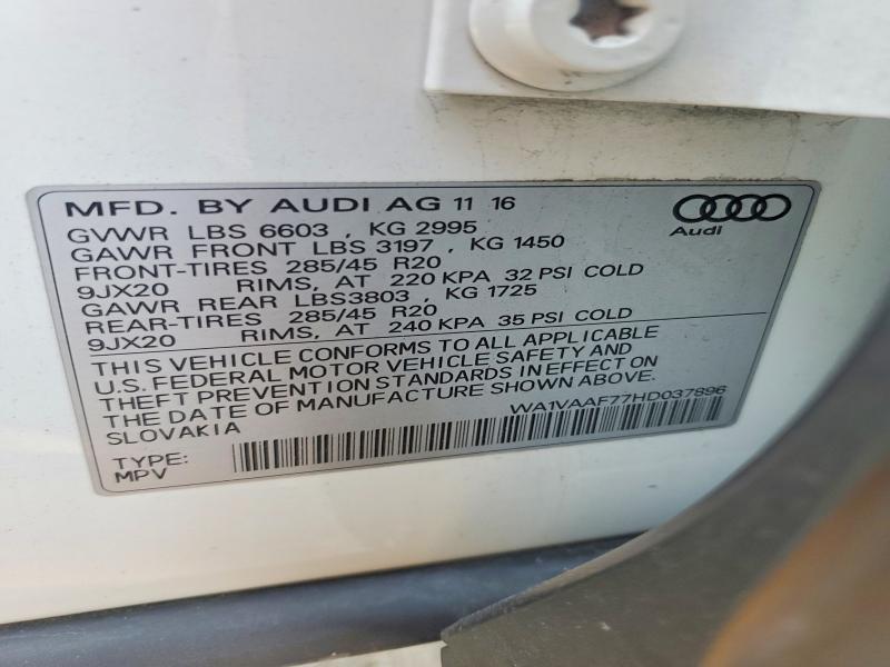 2017 Audi Q7 Prestige