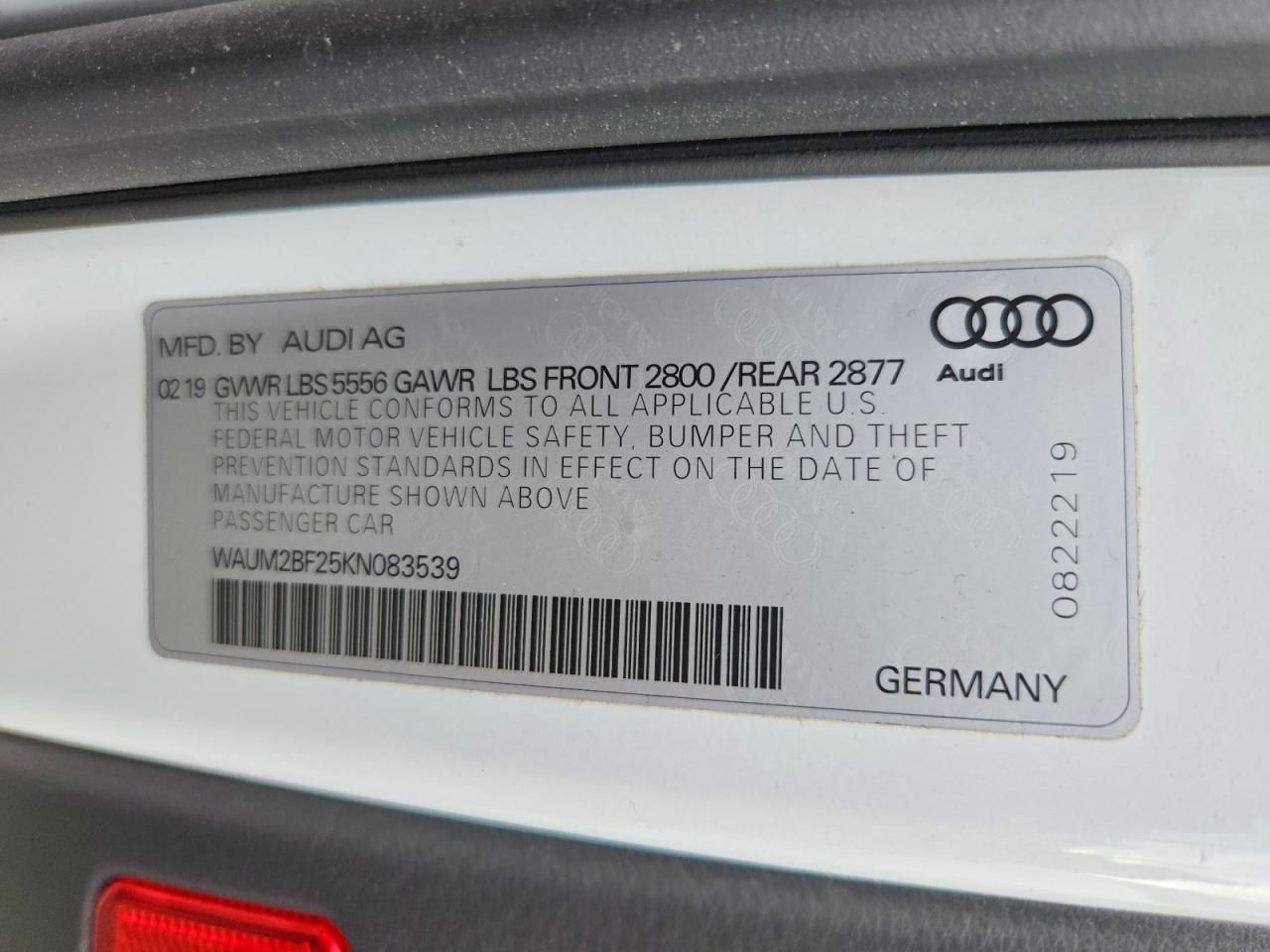 2019 Audi A6 Prestige