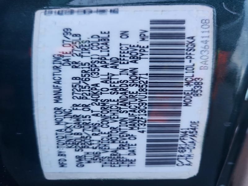 2000 Toyota Sienna le