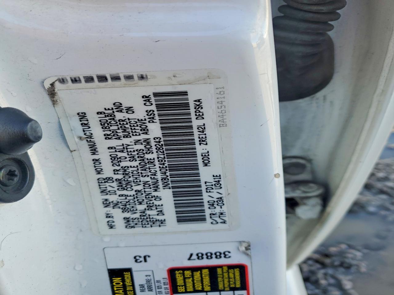 2009 Toyota Corolla Base