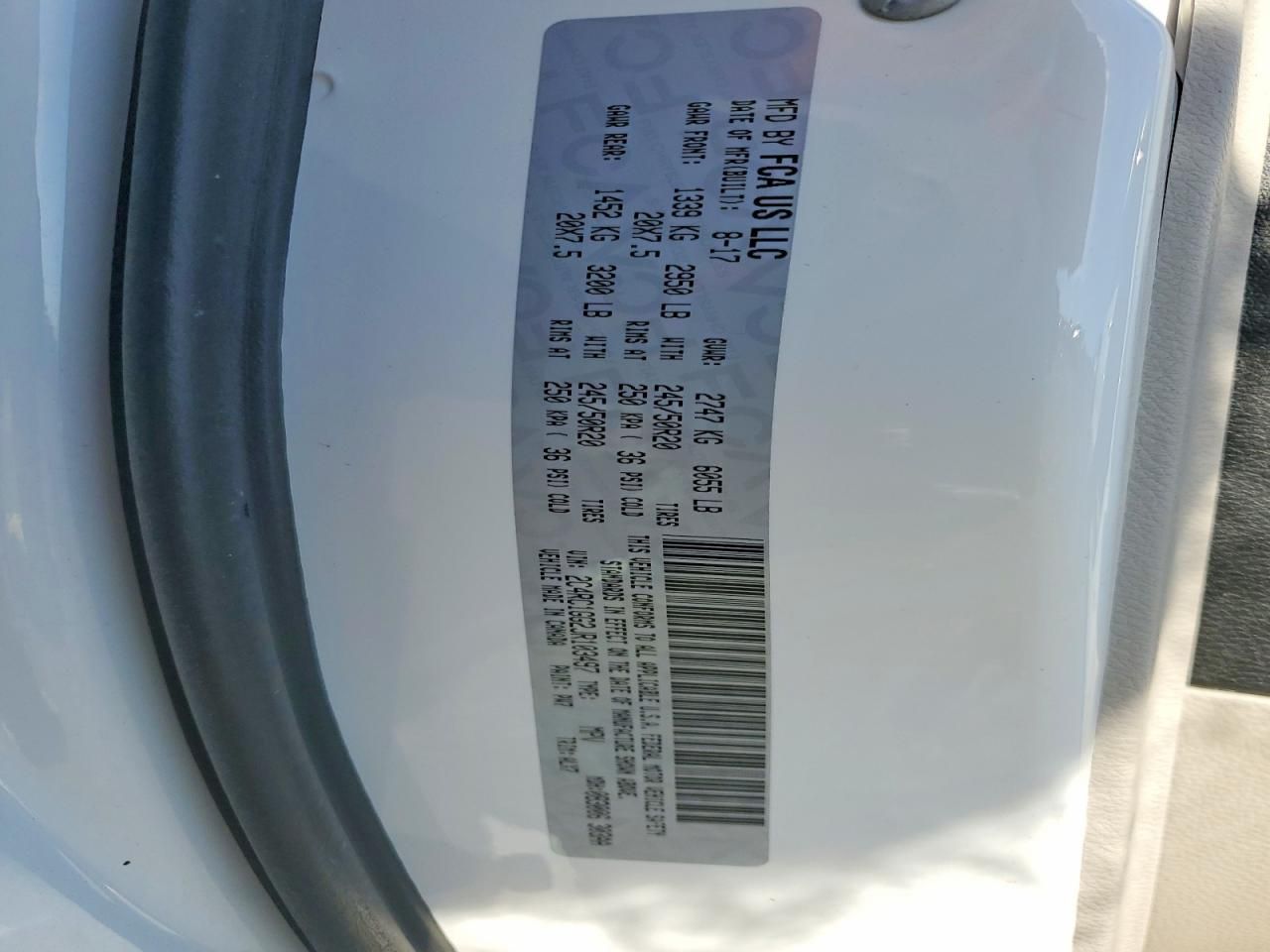 2018 Chrysler Pacifica Limited