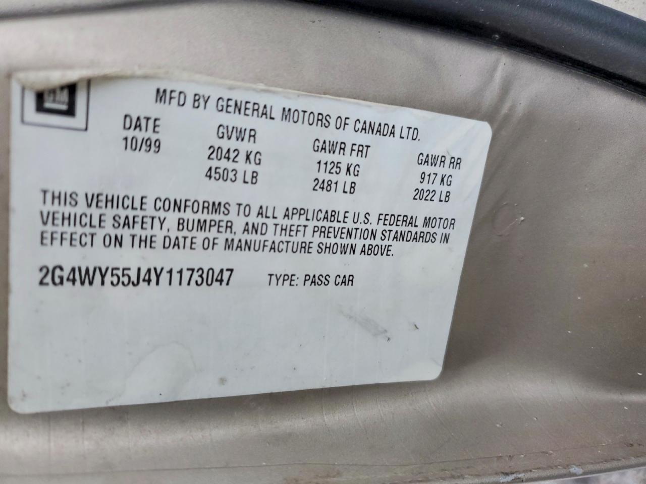 2000 Buick Century Limited