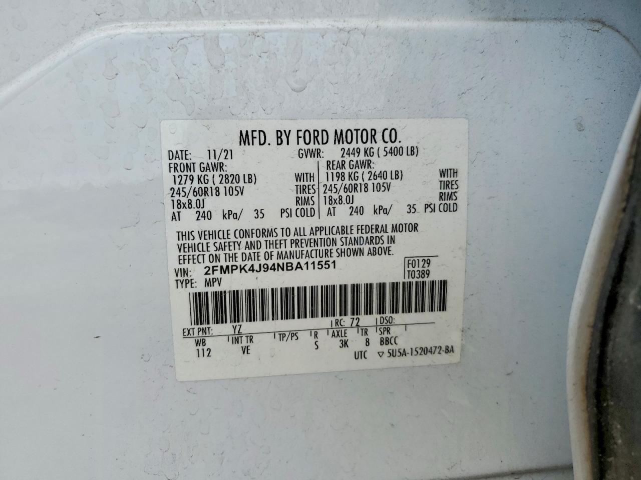 2022 Ford Edge sel