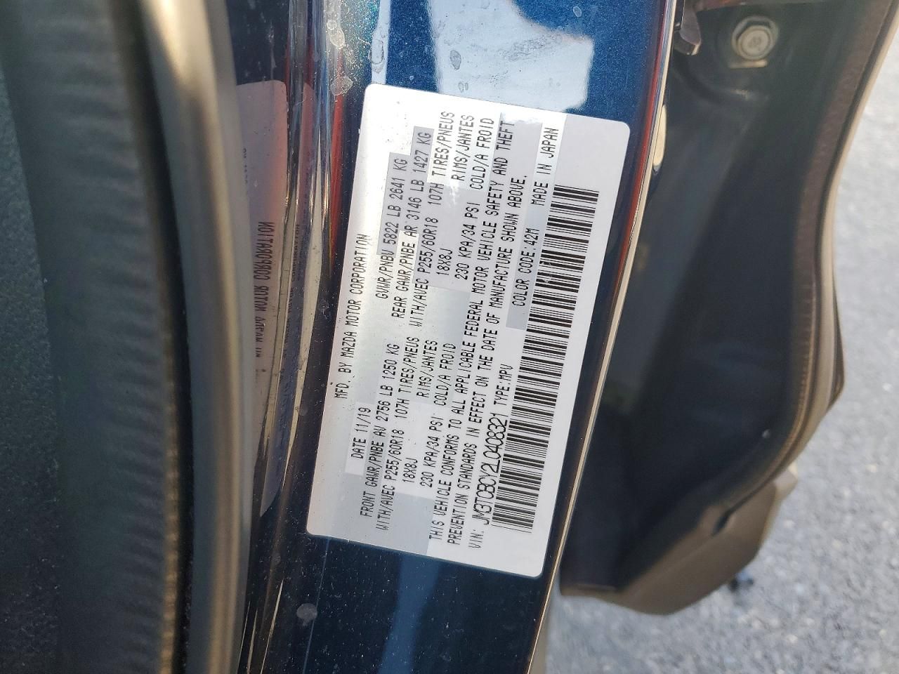 2020 Mazda Cx-9 Touring