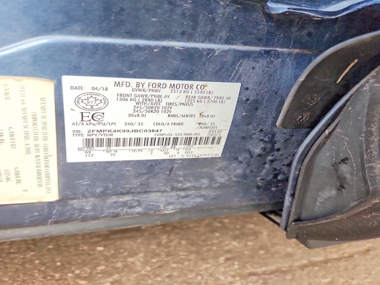 2018 Ford Edge Titanium