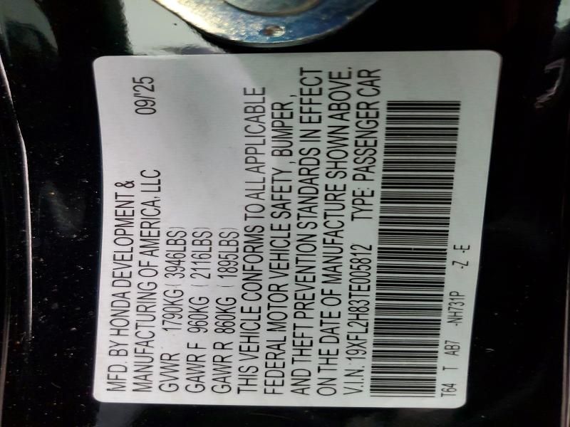 2026 Honda Civic Sport