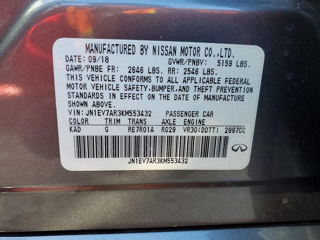 2019 Infiniti Q50 Luxe