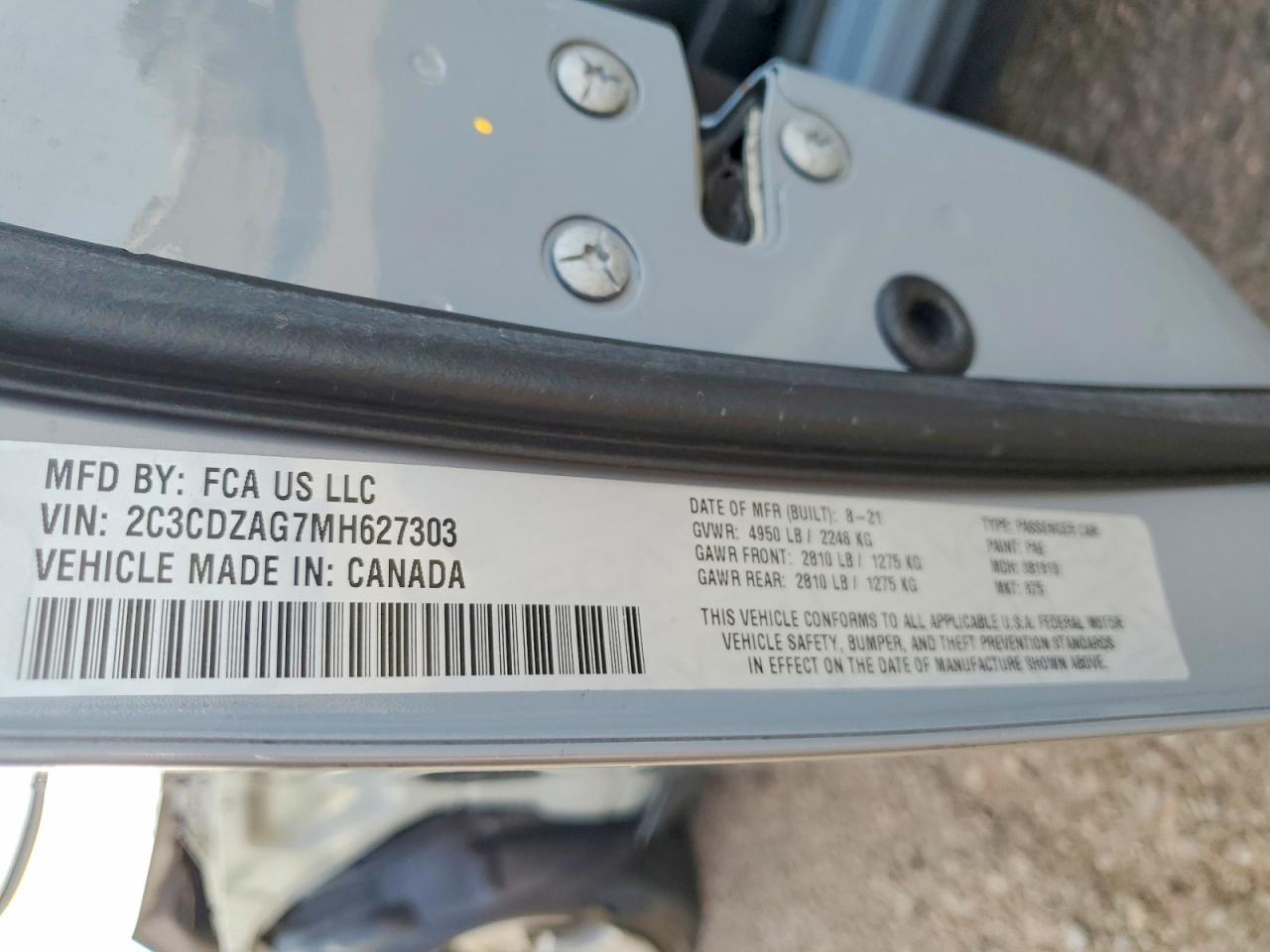 2021 Dodge Challenger sxt