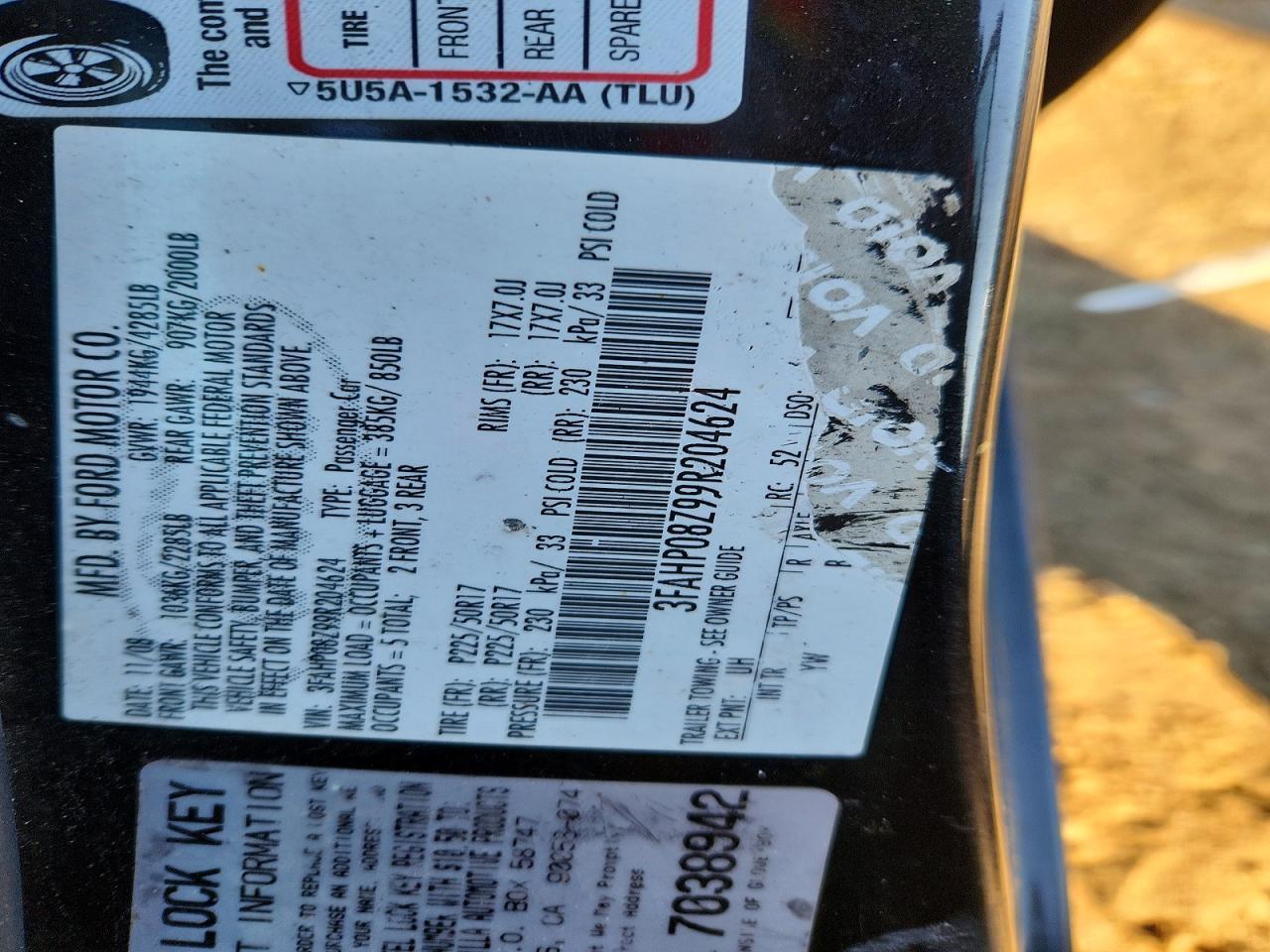 2009 Ford Fusion sel