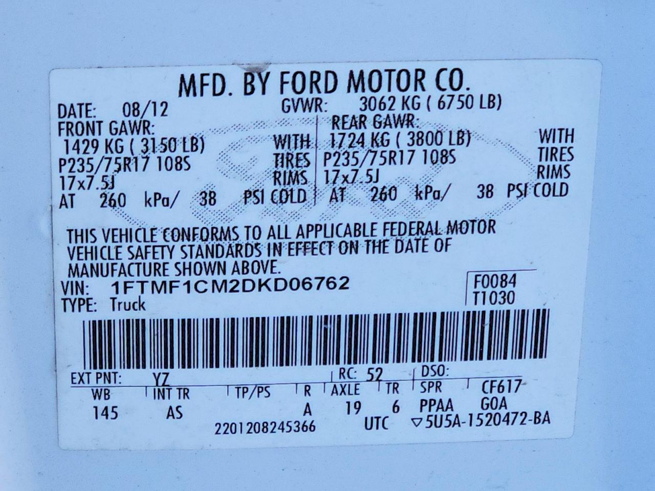 2013 Ford F150