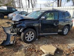 Toyota Highlander Base salvage cars for sale: 2012 Toyota Highlander Base