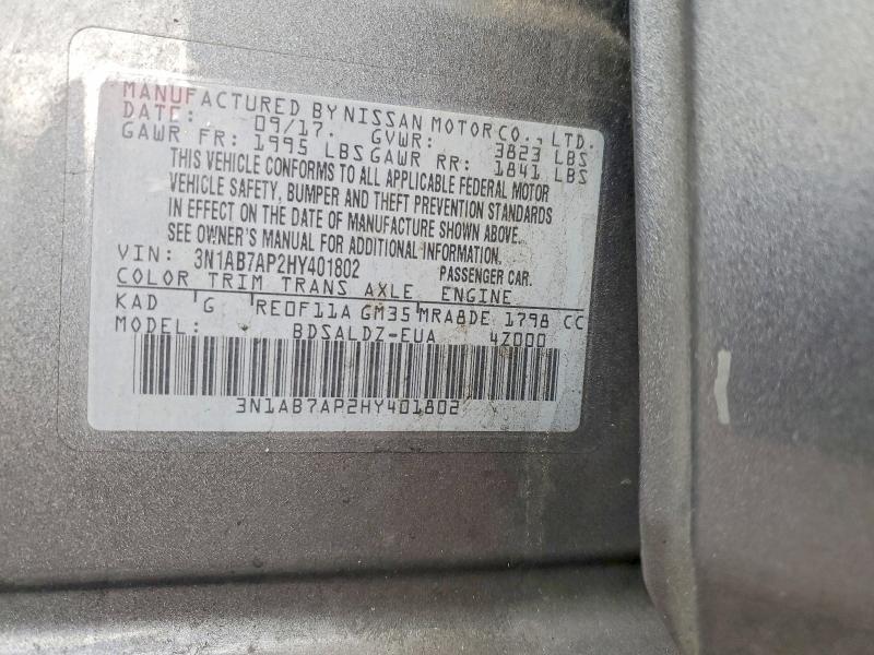 2017 Nissan Sentra s