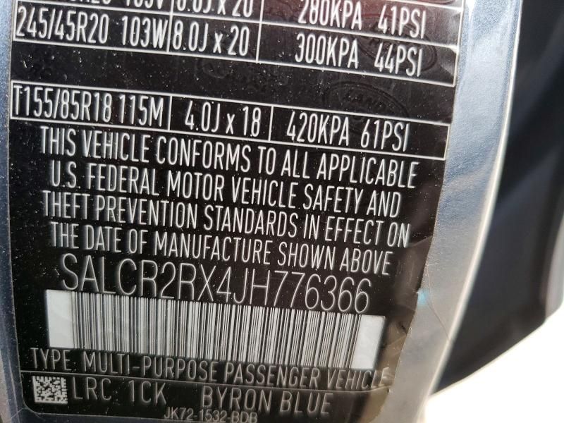 2018 Land Rover Discovery Sport hse