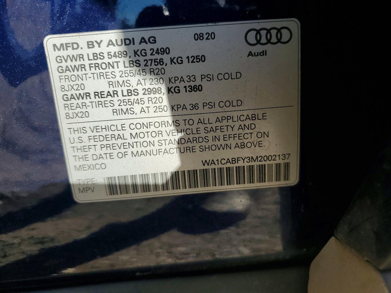 2021 Audi Q5 Prestige