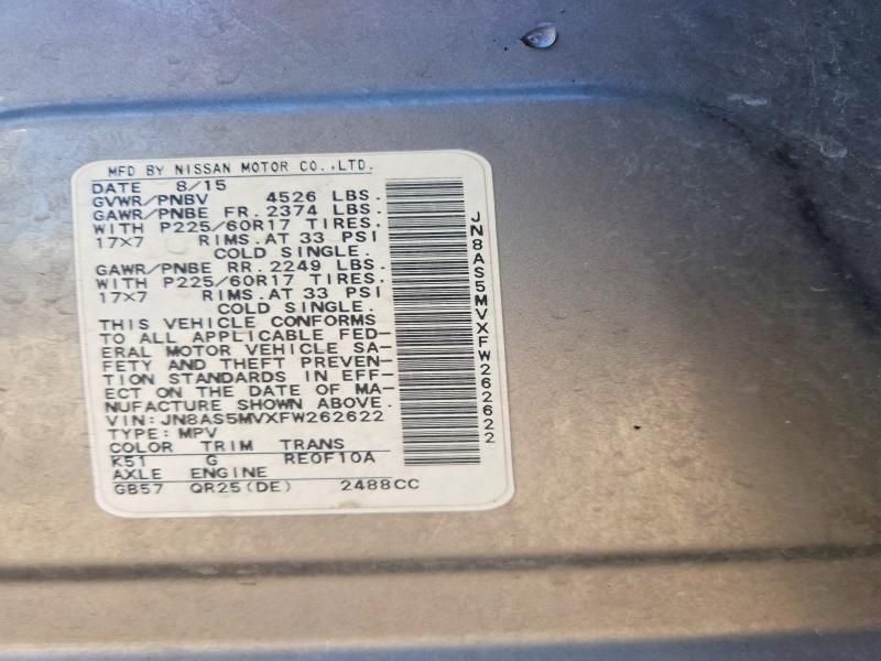 2015 Nissan Rogue Select s