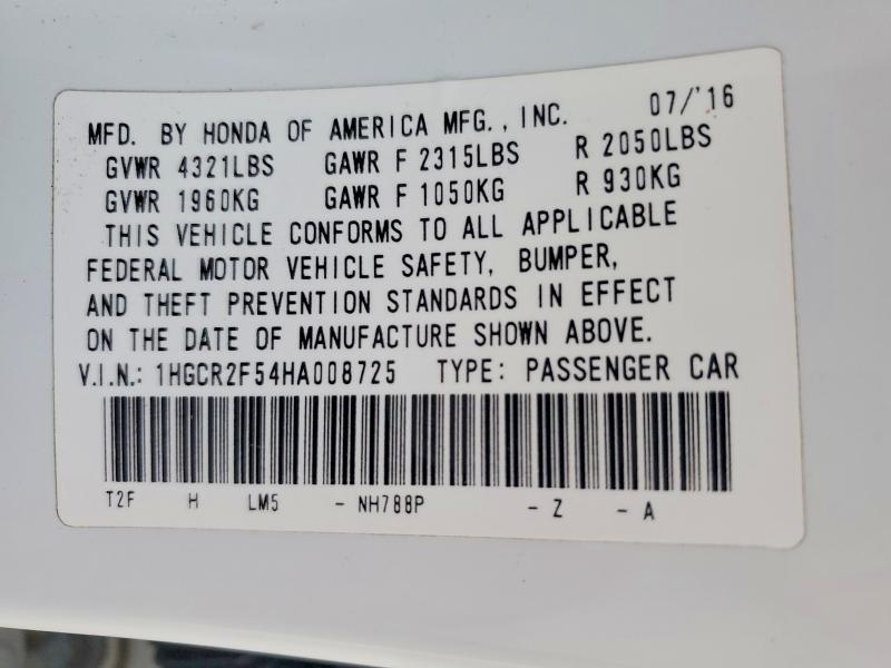 2017 Honda Accord Sport