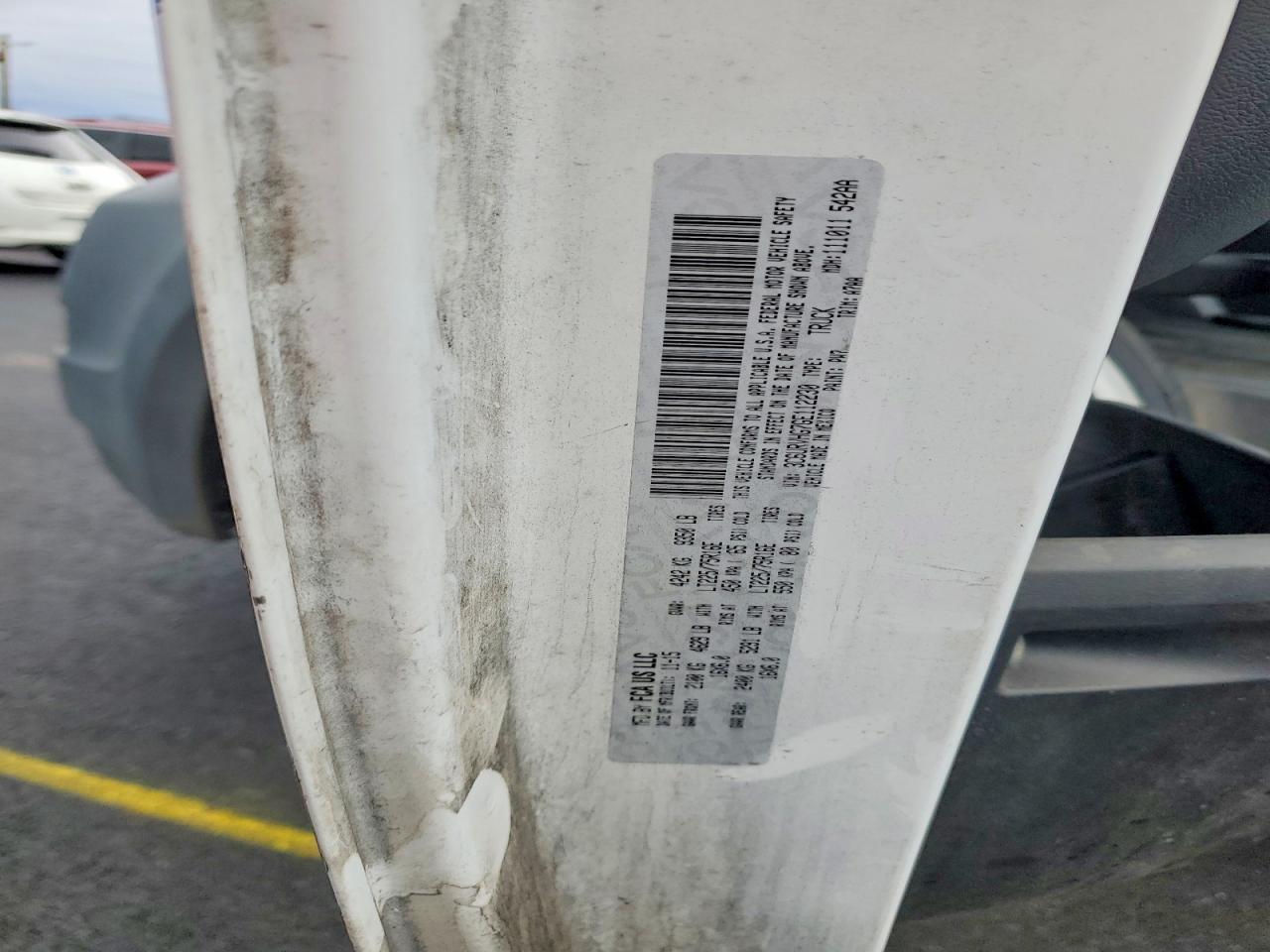2016 Dodge RAM Promaster 3500 Utility / Service Van