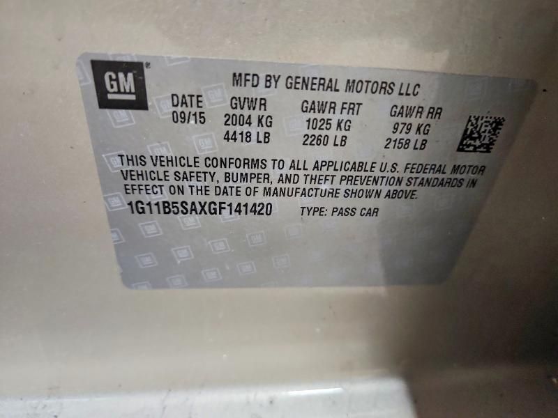 2016 Chevrolet Malibu Limited ls