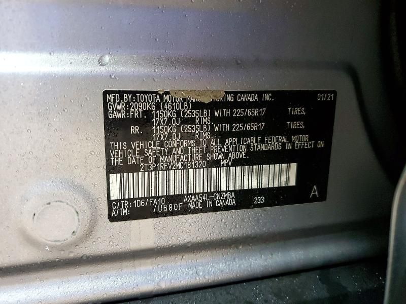 2021 Toyota Rav4 xle