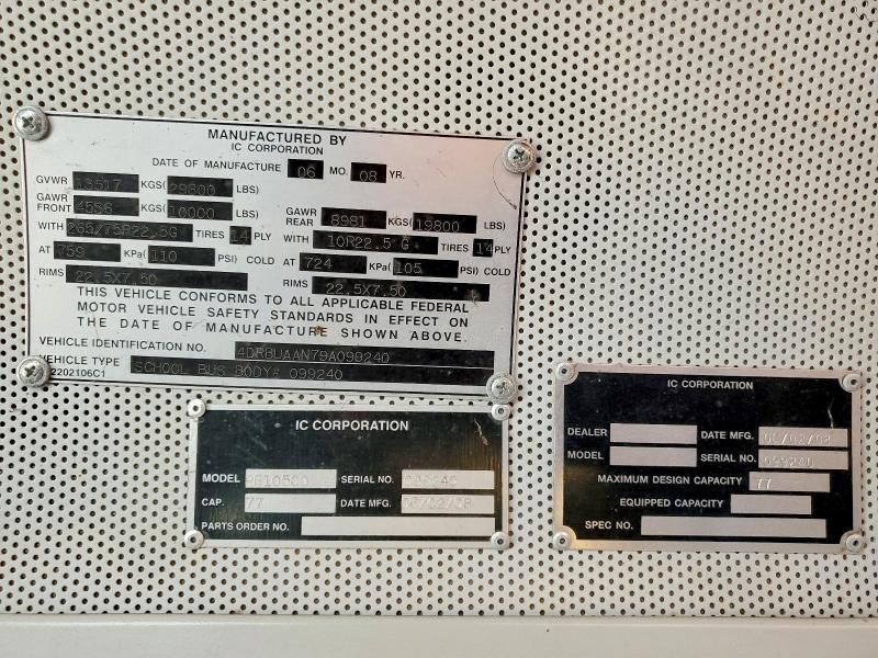 2009 Ic Corporation 3000 CE