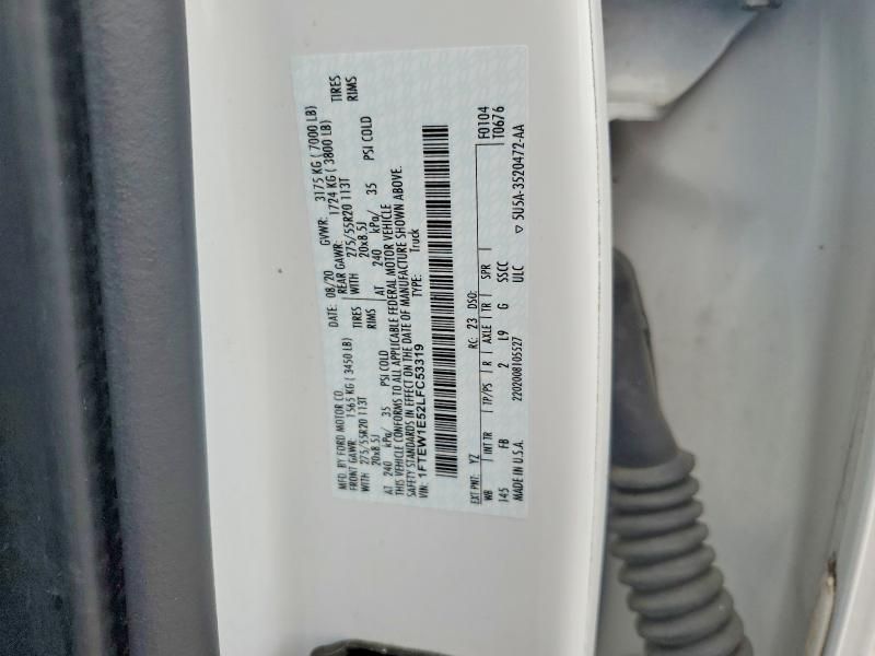 2020 Ford F150 Supercrew