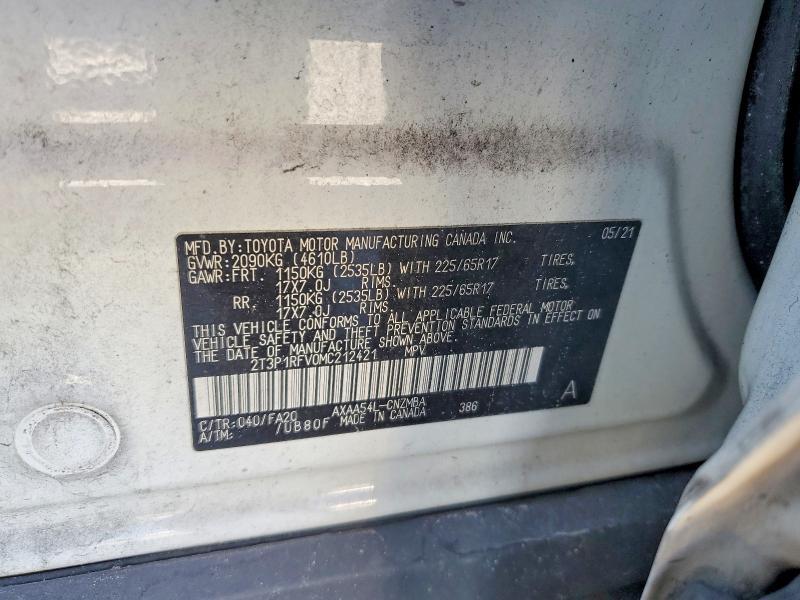 2021 Toyota Rav4 xle