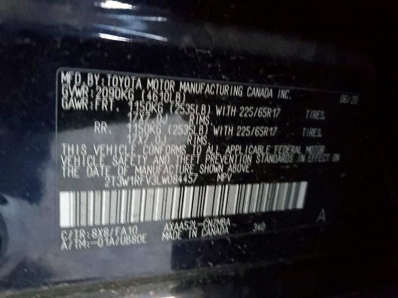 2020 Toyota Rav4 xle