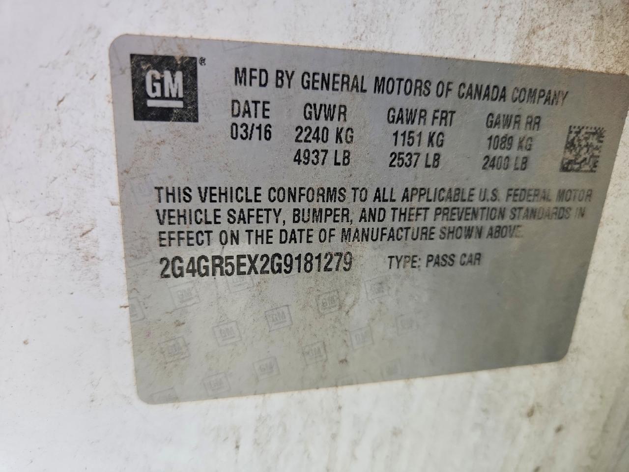 2016 Buick Regal Premium