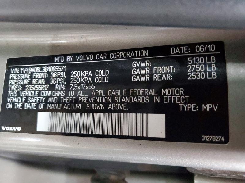2011 Volvo Xc70 3.2