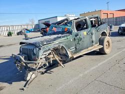 Jeep salvage cars for sale: 2010 Jeep Wrangler Unlimited Sport