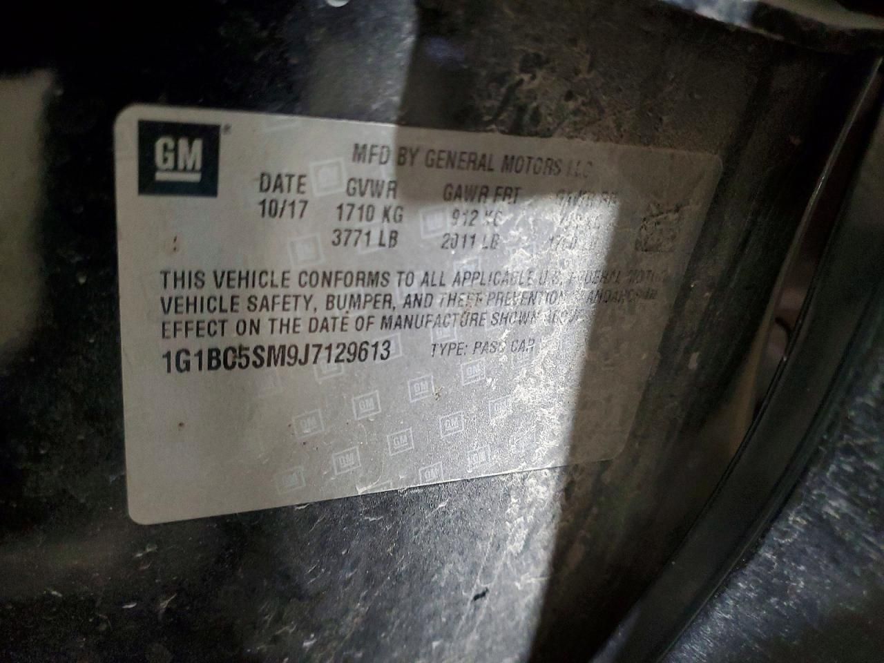 2018 Chevrolet Cruze ls