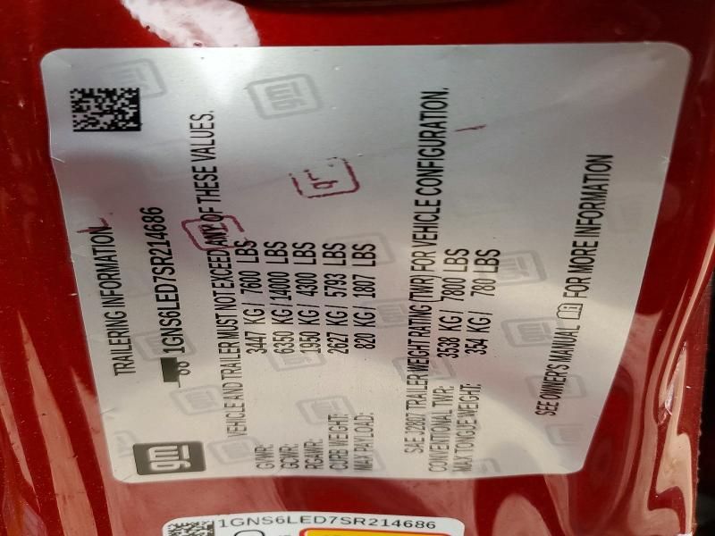 2025 Chevrolet Tahoe K1500 fl