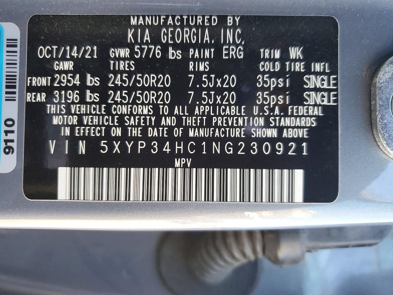 2022 KIA Telluride ex