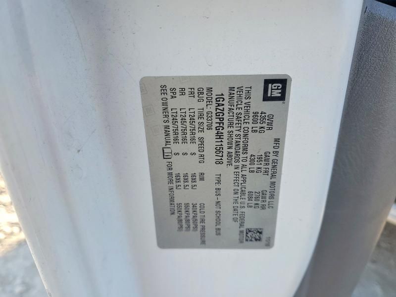 2017 Chevrolet Express G3500 LT