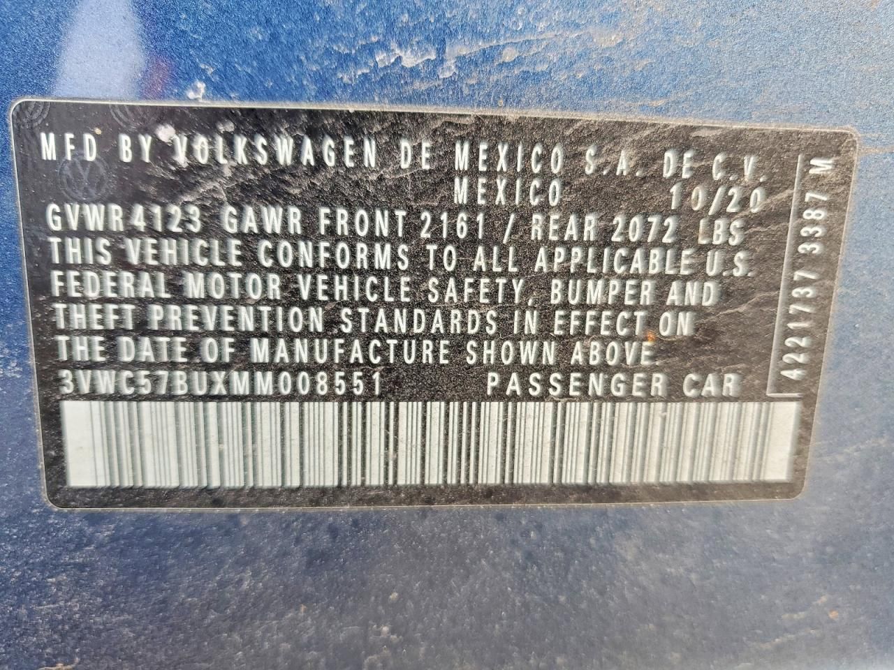 2021 Volkswagen Jetta s