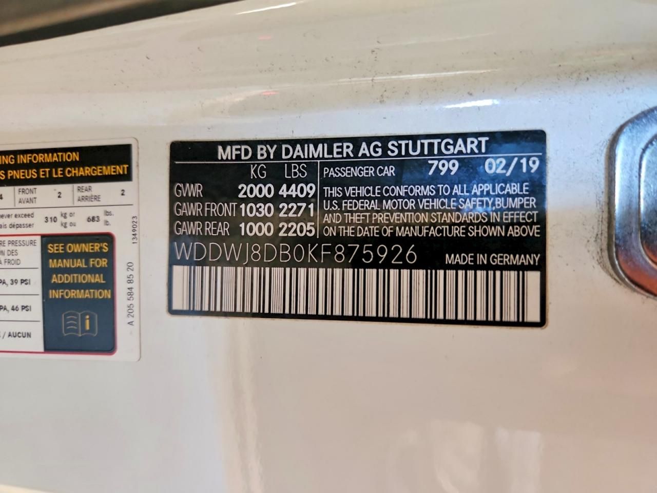 2019 Mercedes-Benz C300