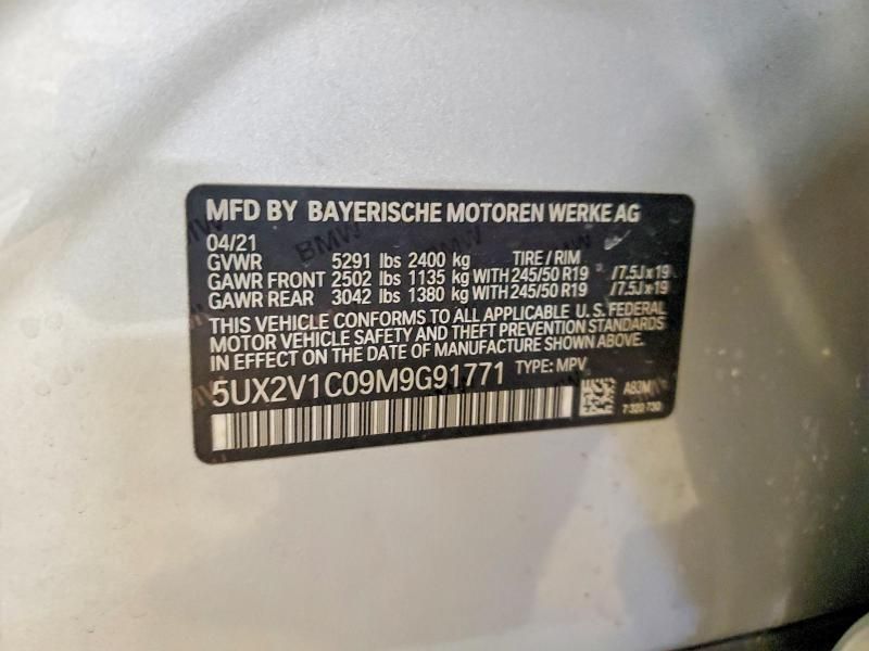 2021 BMW X4 Xdrive30i